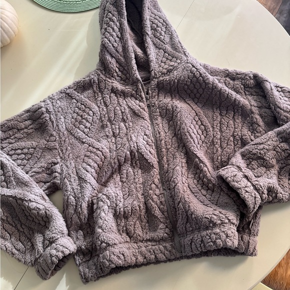 American Eagle/ Gilly Hicks Gray Textured Sweater - Picture 1 of 6